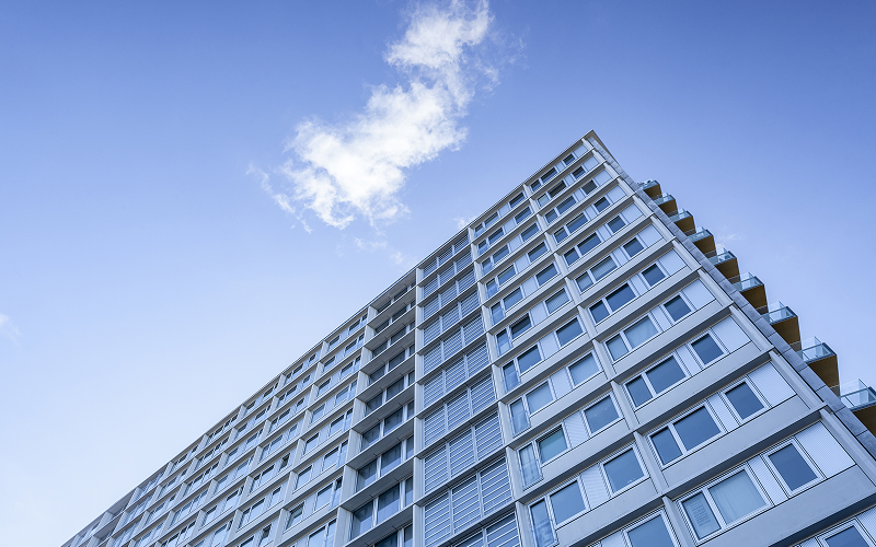 Ageing residential building requiring modern estate management standards.